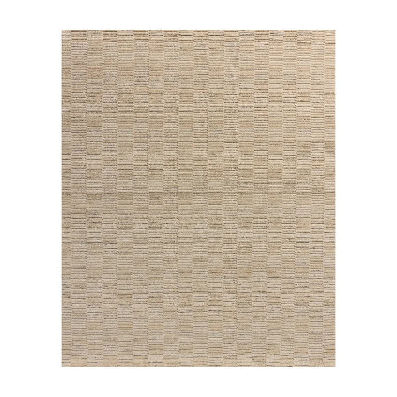 budget-friendly carpet for apartments -Amber Lewis x Loloi Marlowe Natural / Sand