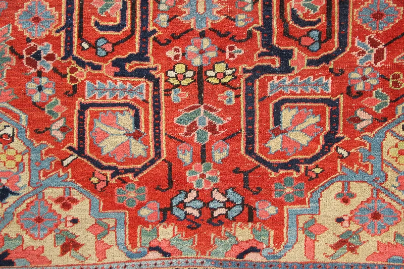 warm carpet for winter -Antique Heriz Carpet 282 x 381cm / 9'3" x 12'5"