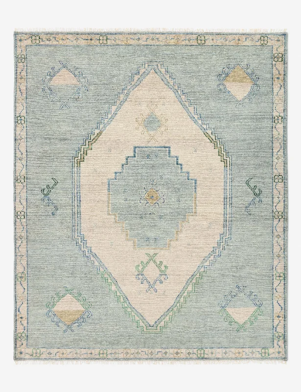 colorful carpet for artistic expression -Berker Hand-Knotted Wool Rug