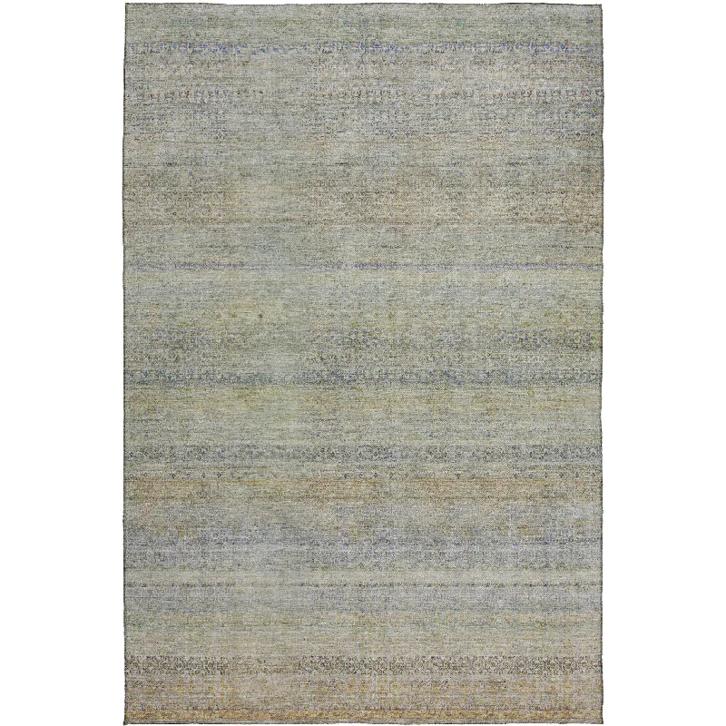 machine-made vs handwoven carpet -Burano BU11 Seafoam