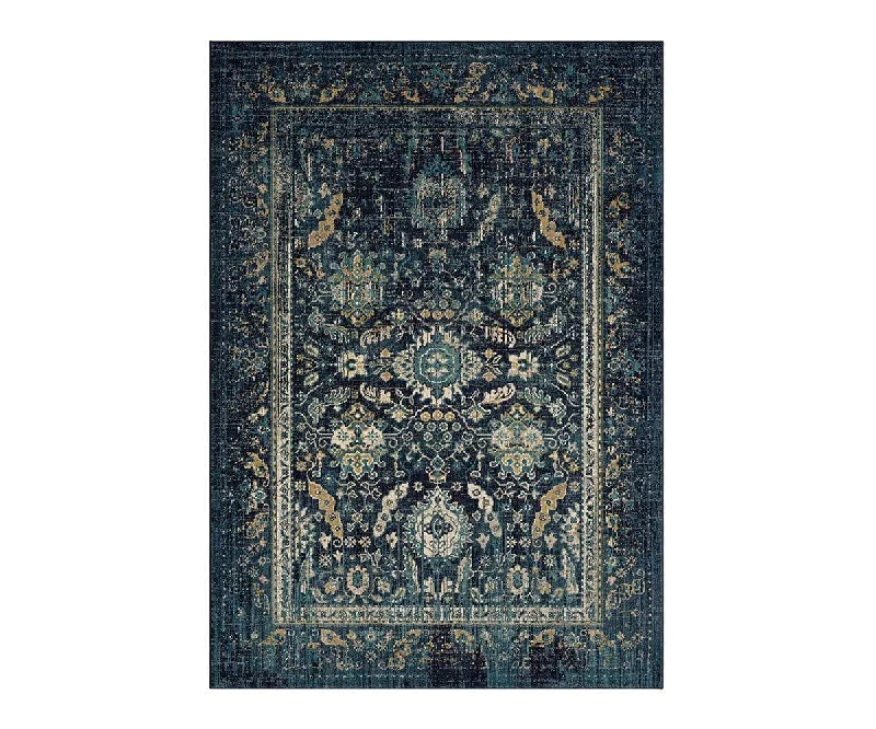 patterned carpet for vintage charm -Karastan Estate Cumbria Rug - Indigo