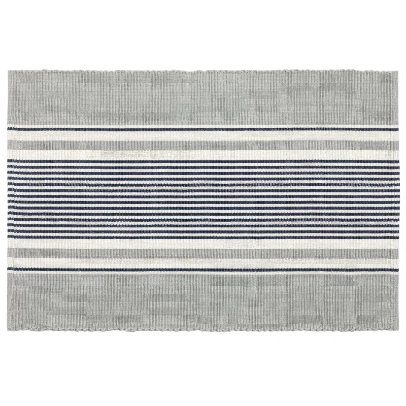 water-resistant carpet for bathrooms -Gunner Stripe Placemat Set of 4