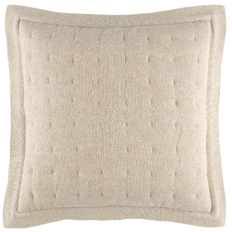 best carpet for Scandinavian-style homes -Jonah Linen Natural Quilted Sham