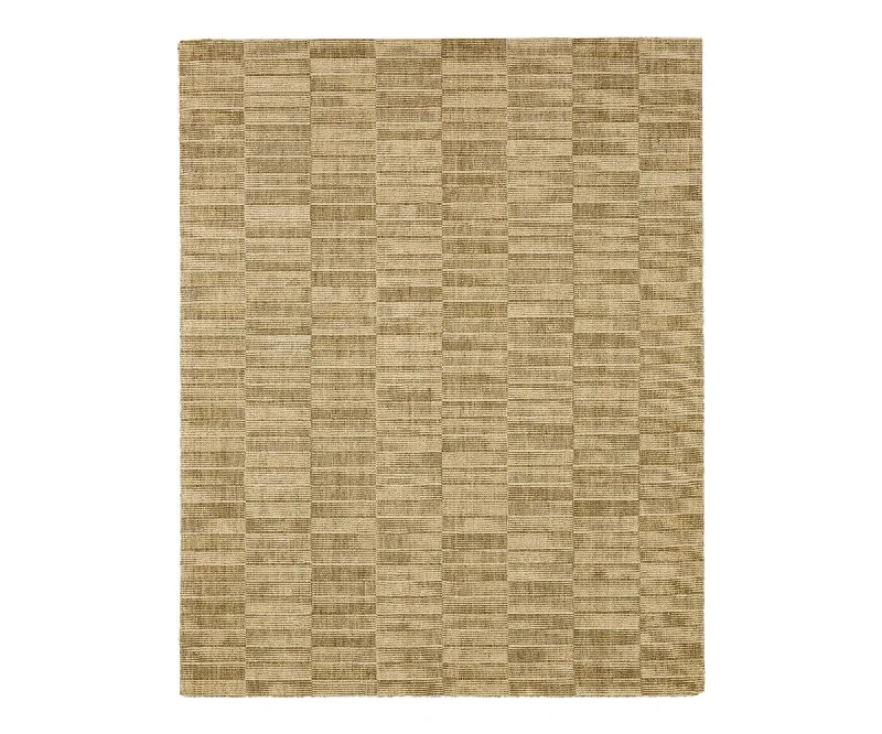 machine washable carpet -Karastan Broken Stripe Rug - Flint