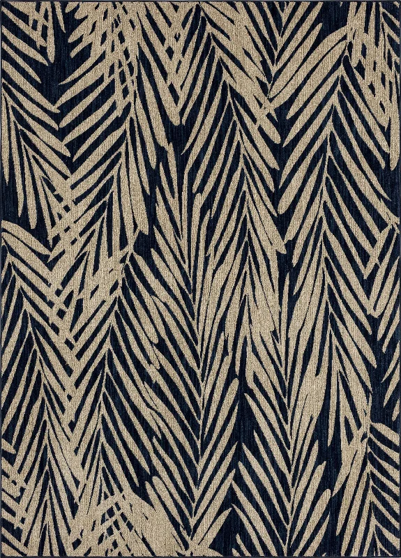 best carpet for chic monochrome interiors -Foundation Calisto Denim by Stacy Garcia Home