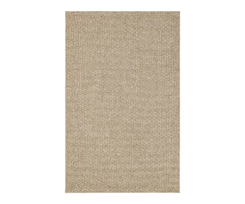 stylish carpet with vintage Persian replicas -Karastan Lanai Outdoor Rug - Beige