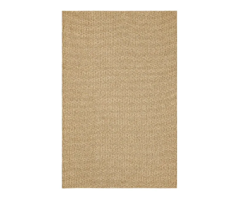 low-maintenance carpet for effortless upkeep -Karastan Lanai Outdoor Rug -Tan