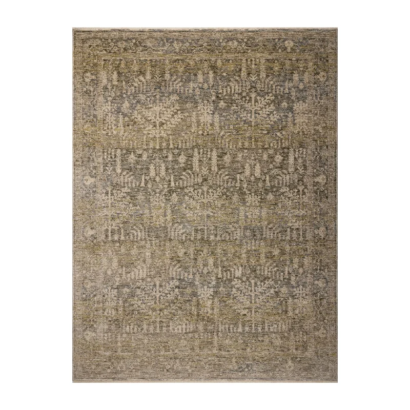 high contrast carpet patterns -Magnolia Home by Joanna Gaines x Loloi Junie Moss / Natural