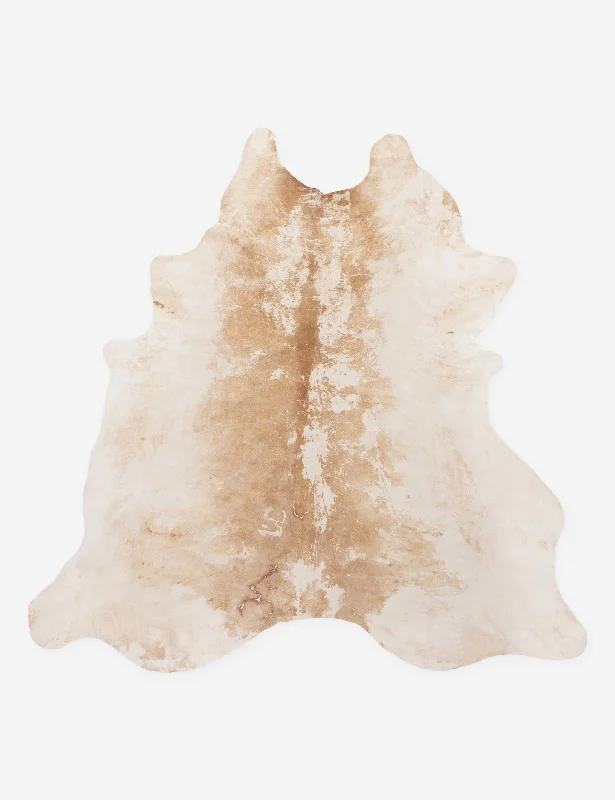 carpet that enhances room brightness -McFadden Cowhide Rug