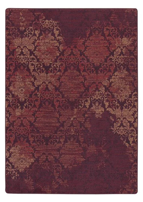 wool carpet with fire-resistant properties -Wadsworth-Spiced Red