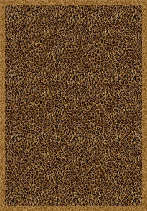 carpet with tribal-inspired designs -Wasabu-04302 Golden Leopard