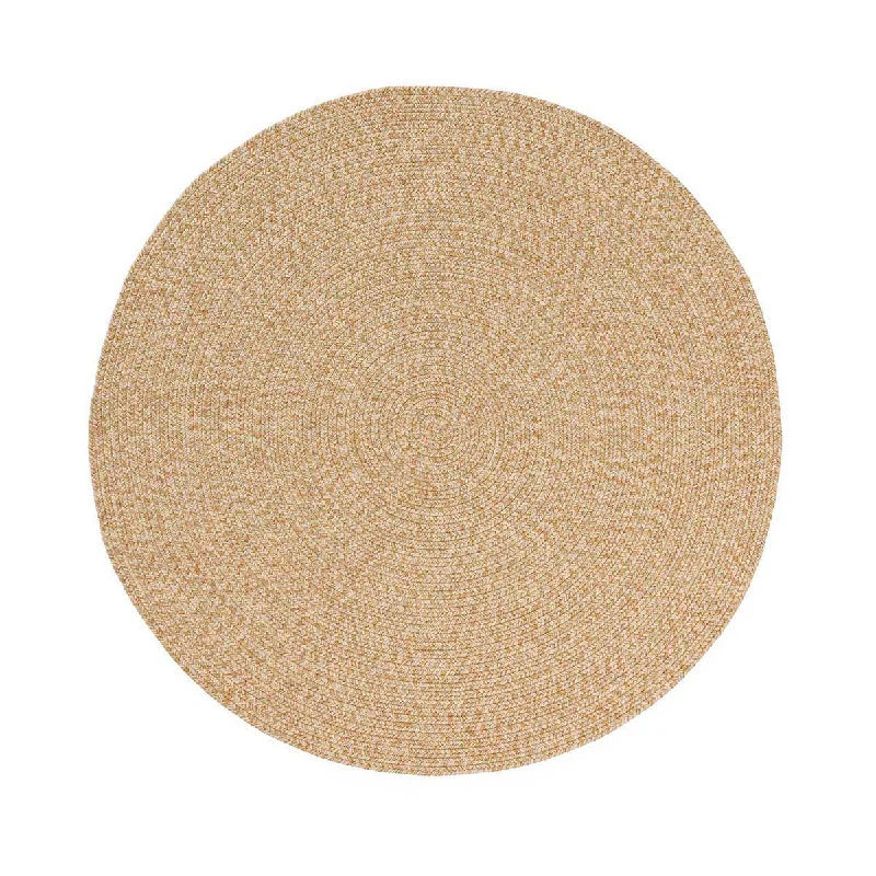 modern carpet trends 2025 -Malia Braided Flatweave Round Rug