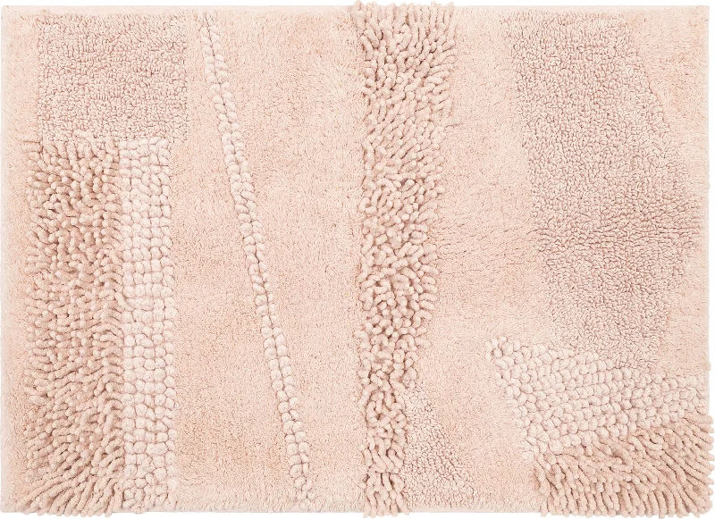 plush carpet with intricate floral motifs -Composition Blush