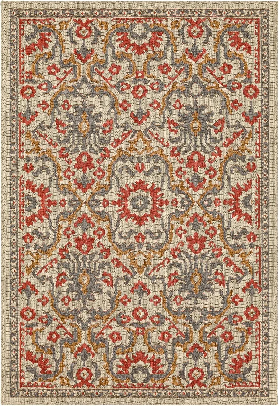 traditional carpet patterns -Casual Oushak Smoke