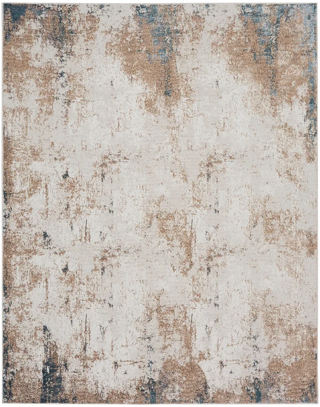 carpet tiles vs roll carpet -Nourison Glitz GLZ06 Taupe/Multi Area Rug