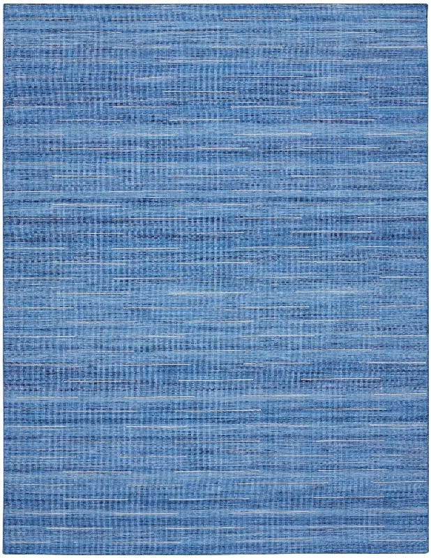 water-resistant carpet for poolside areas -thick carpet for ultimate softness -Nourison Interweave IWV01 Denim Area Rug