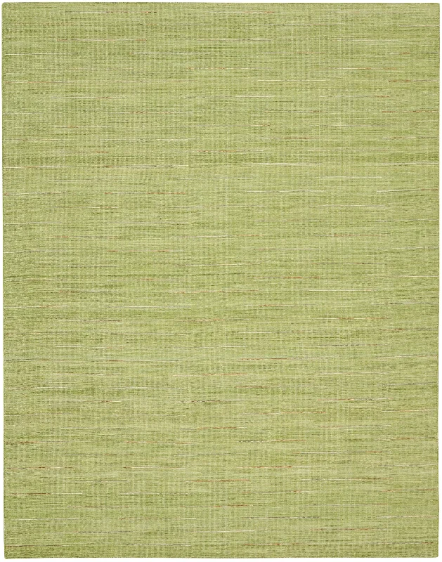 washable carpet for outdoor use -Nourison Interweave IWV01 Green Area Rug