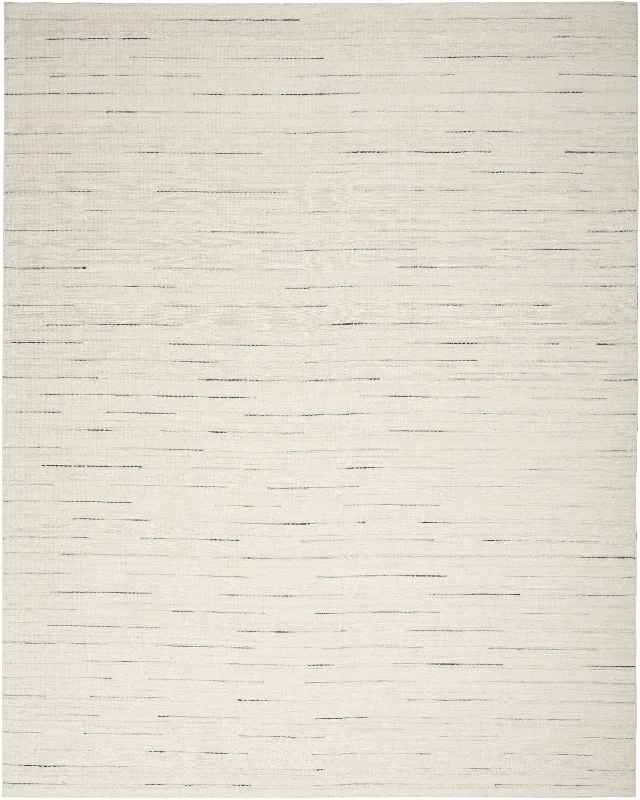 sustainable carpet made from recycled plastic -Nourison Interweave IWV01 Ivory Area Rug