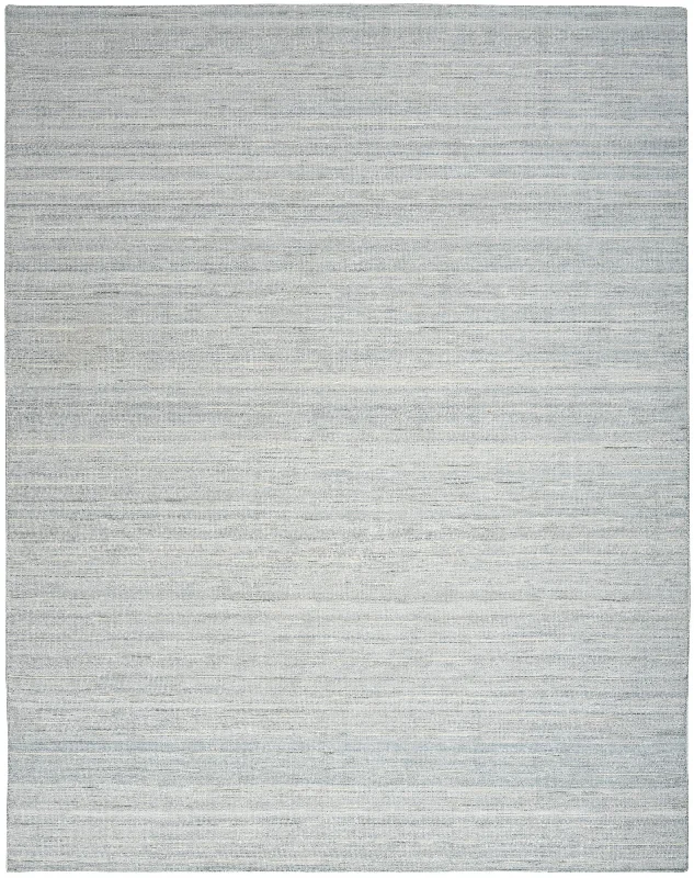 textured carpet for added personality -Nourison Interweave IWV01 Light Blue Area Rug