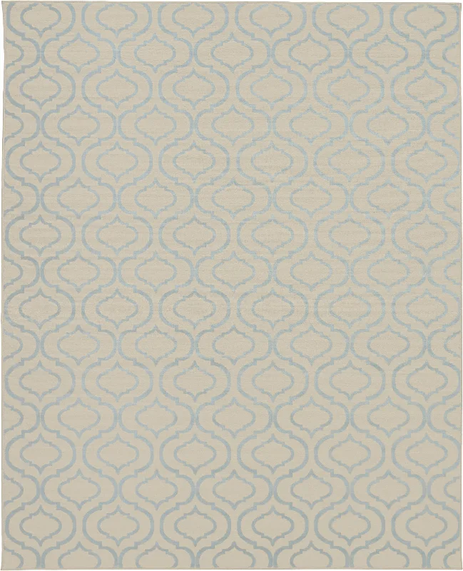 luxury carpet brands -Nourison Jubilant JUB19 Ivory/Blue Area Rug