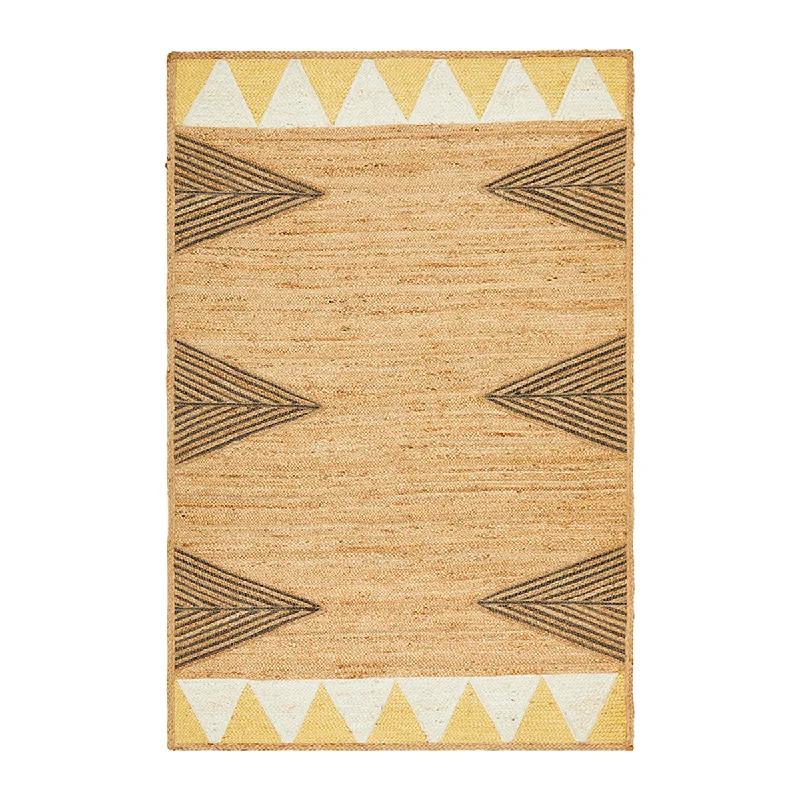 stylish carpet with intricate tile-inspired motifs -Parade 222 Rug (Yellow)