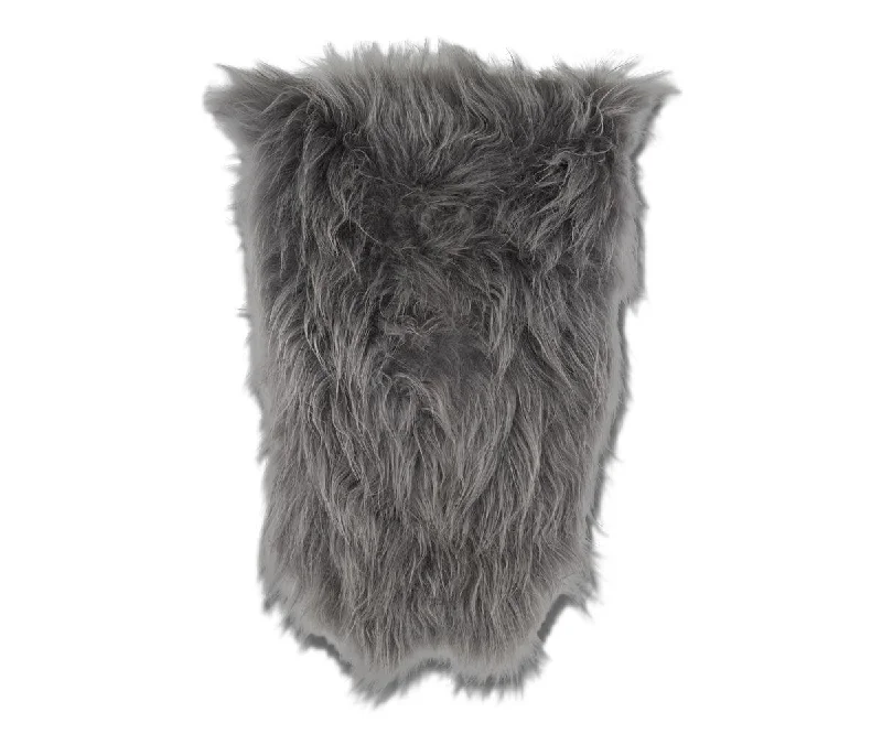 modern carpet with sleek urban aesthetics -Sheepskin Throw - Grey