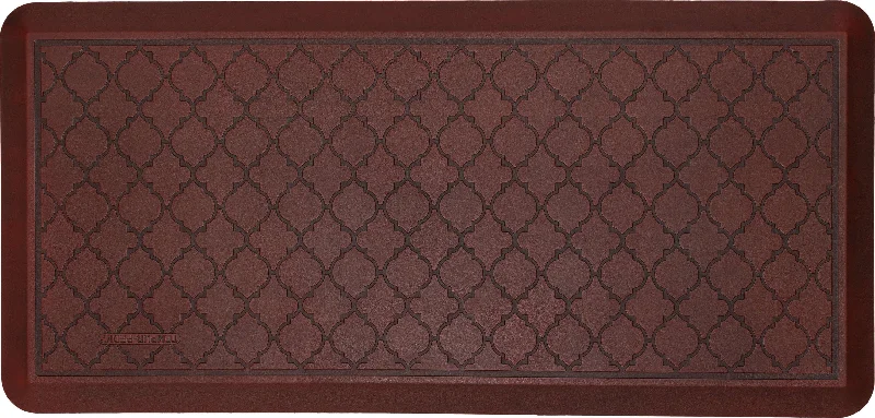 modern carpet with gold accents -Tempur-Pedic Ultra Comfort Lattice Merlot