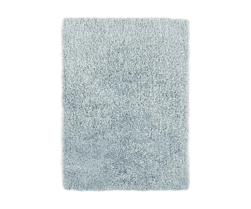 plush carpet with intricate floral motifs -Vitis Rug - Light Blue