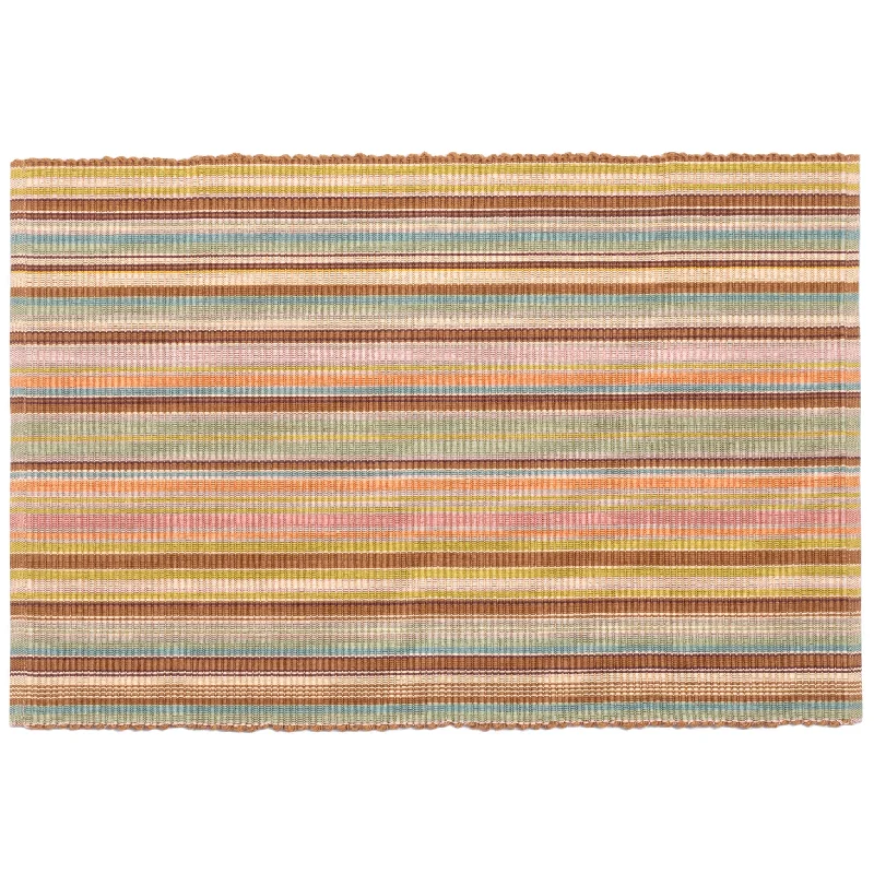 best carpet for vacation homes -Zanzibar Stripe Placemat Set of 4