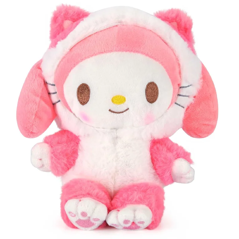 Pillow with oversized design-10 Inch Cartoon Plush Toys, Cute Melody Stuffed Animal Pillow Doll Soft Car