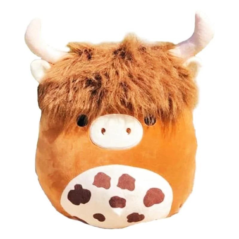 Pillow with new arrivals-12'' Scottish Cow Plush Toy Soft Stuffed Animal Pillow For Kids, Girls, Boy