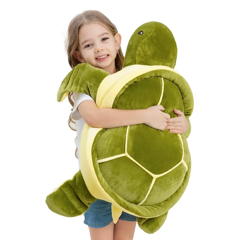 Pillow with bamboo benefits-28" Soft Plush Sea Turtle Stuffed Animals Plush Pillow Toys, Large Turtles