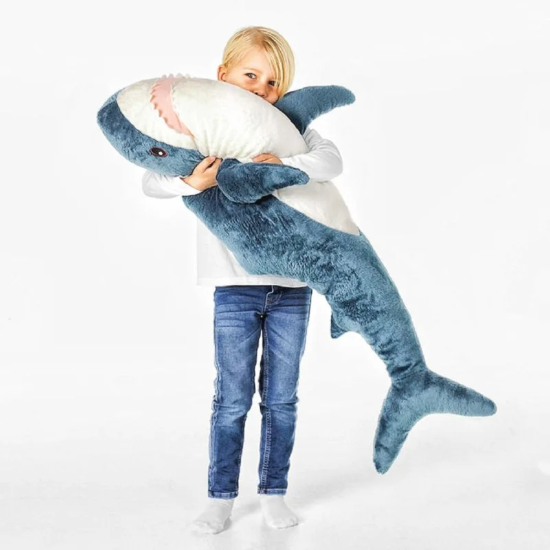 Pillow with vintage find-39 Inch Giant Shark Stuffed Animal,Soft Shark Cushion Pillow Shark Plush Pi