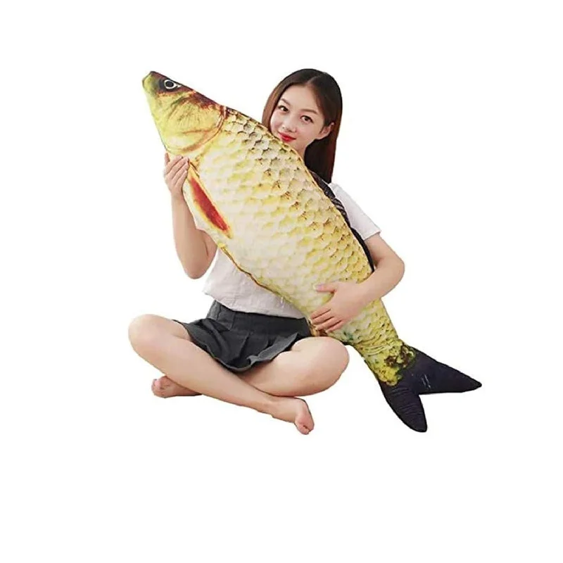 Pillow with free delivery-3D Giant Soft Fish Cushion Pillow Carp Plush Pillow Stuffed Toy Throw Pillo