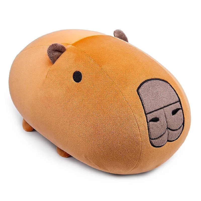 Pillow with roll-up style-Capybara Plush Toy Pillow, Cute Stuffed Animal Capybara 12In, Kawaii Capybara