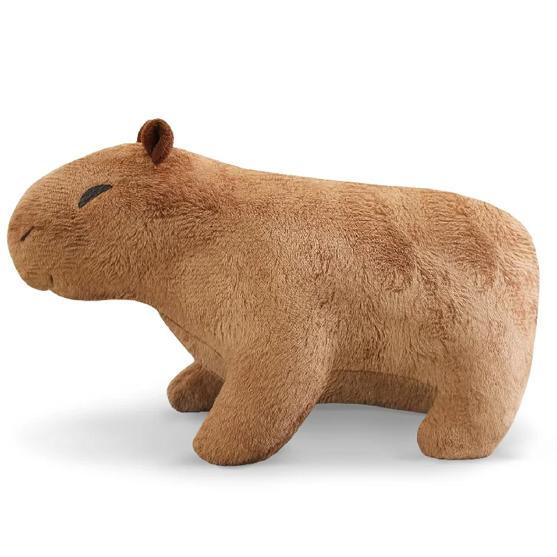 Pillow with large size benefits-Capybara Stuffed Animal Plush Toy, Soft Capybara Plushie Pillow, Unique Bro