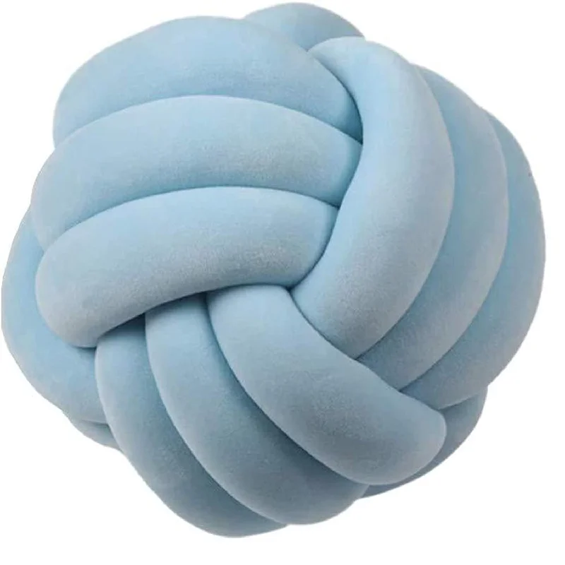 Pillow with odor benefits-Knot Pillow Ball Round Cushion Pillows, Children Room Decoration Plush Toys