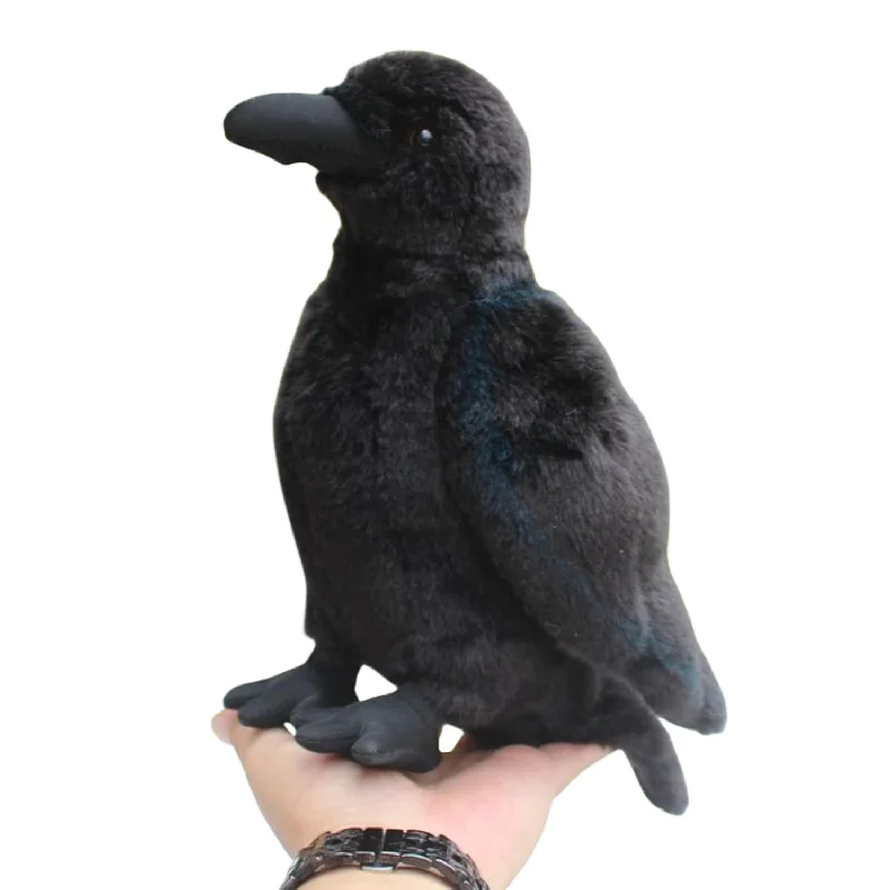 Pillow with factory direct-Realistic Crow Plush, Cute Black Raven Stuffed Animal Plush Pillow Toys, So