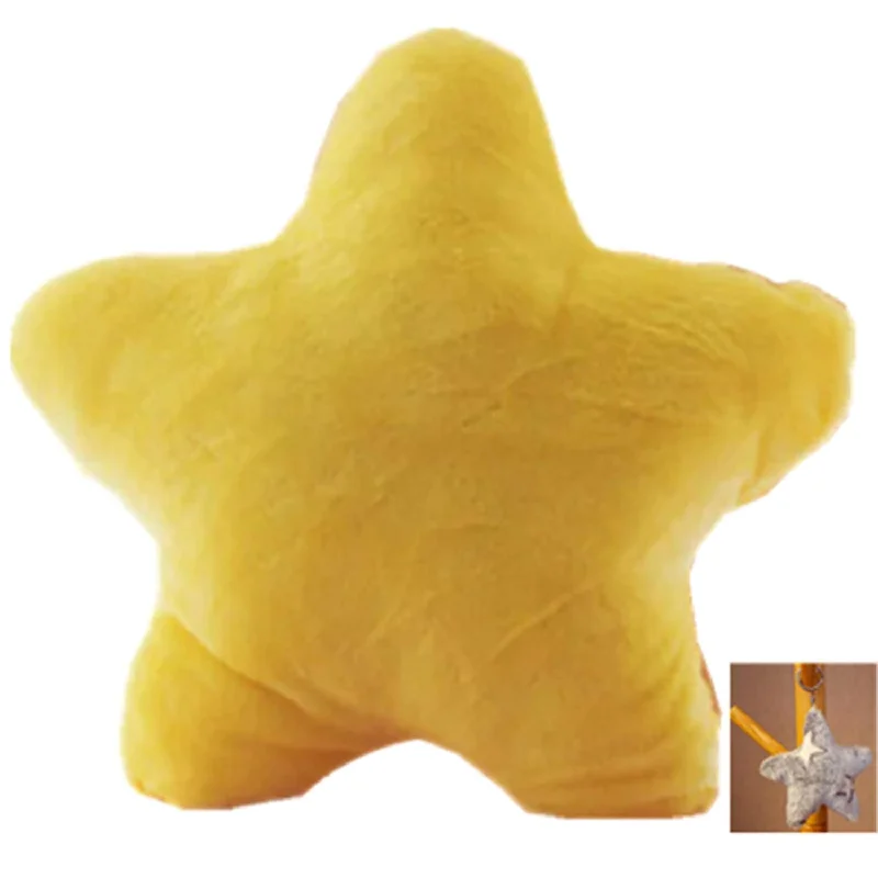 Pillow for master bedroom-Star Shaped Plush Stuffed Toy Pillow Cushions Decorative (Yellow)