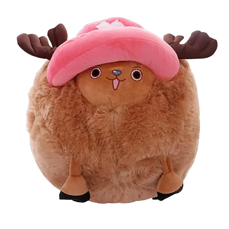 Pillow with hypoallergenic material-Tony Tony Chopper Plush Toy Pink Pillow Stuffed Doll 13.78Inches/35Cm