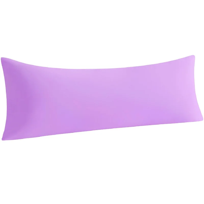 Pillow with eco-conscious design-100% Brushed Microfiber Body Pillow Cover, Ultra Soft And Cozy Envelope Closur