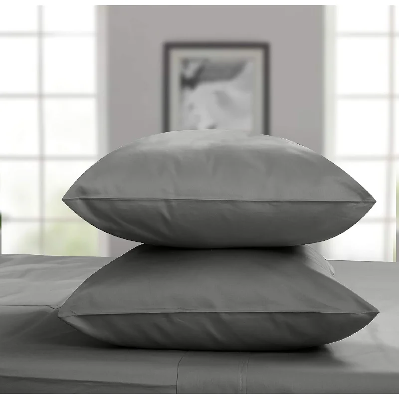 Pillow with fixed height-1200 Thread Count 100% American Supima Cotton Sheets Set Of 2 King Pillow Case