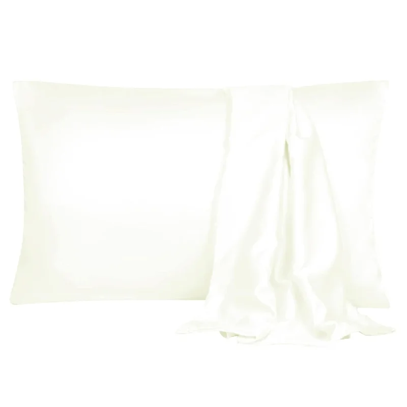 Pillow with rustic vibe-2 Pack Silk Satin Pillowcase For Hair And Skin, Cool, Silky, Soft Breathable P