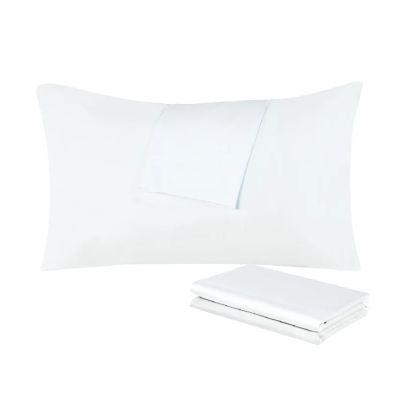 Pillow with washing instructions-4 Pack Pillow Protectors Standard Size Set Of 4, Viscose Made From Bamboo Pill