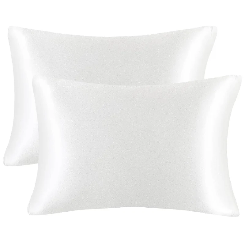 Pillow with urban edge-85 Gsm Satin Pillowcases For Hair And Skin, Luxury Silky Pillow Cover With Zip