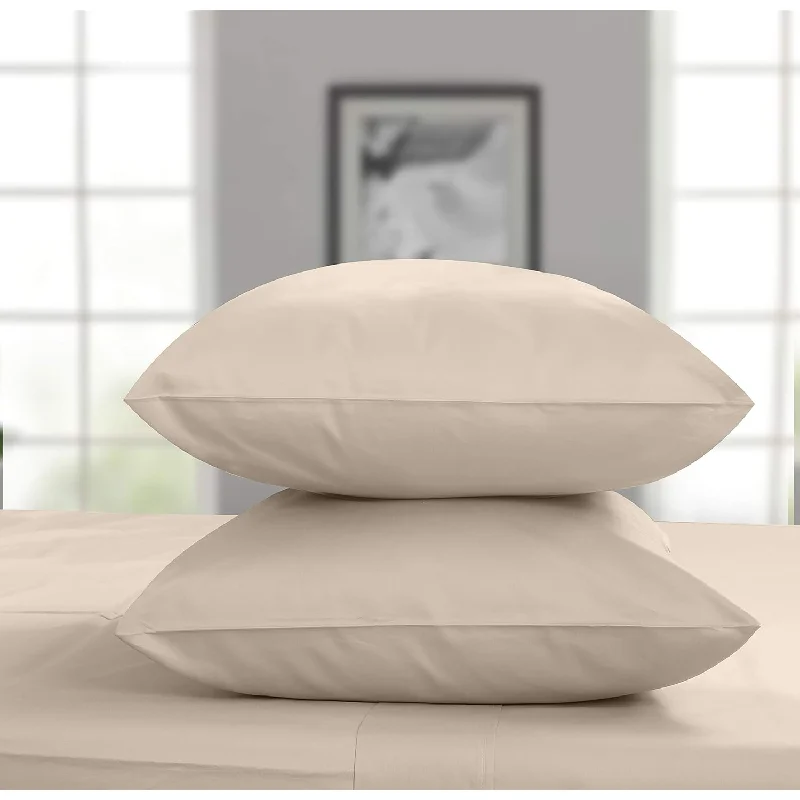 Pillow with hybrid benefits-Bamboo Pillow Cases King Size Set Of 2 - Bamboo Sheets Silk Cooling Satin Pill