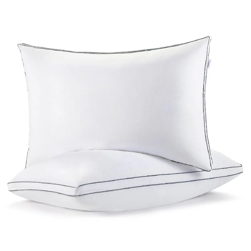 Pillow with anti-allergy reviews-Bed Pillows Queen Size Set Of 2 - Luxury Hotel Pillows For Back, Stomach Or Si