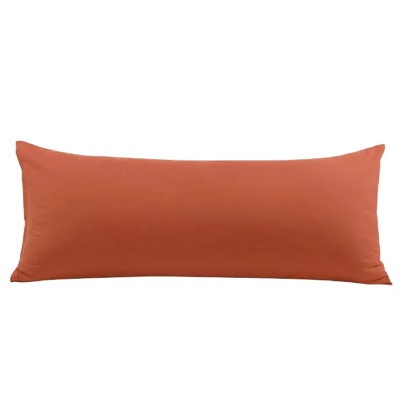 Pillow with eco-friendly fill-Body Pillow Pillowcase With Zipper Closure, 110 Gsm Brushed Microfiber Body Pi