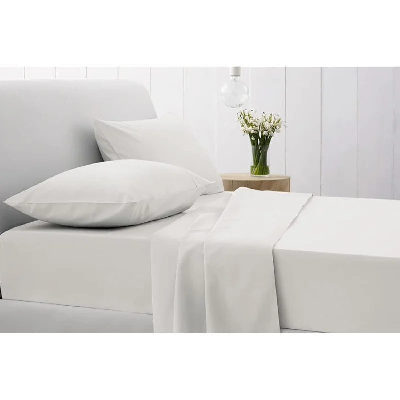 Pillow with European benefits-Cotton Solid King Sheet Set/Hotel Luxury Bedding Sheet With Pillowcases & 16”