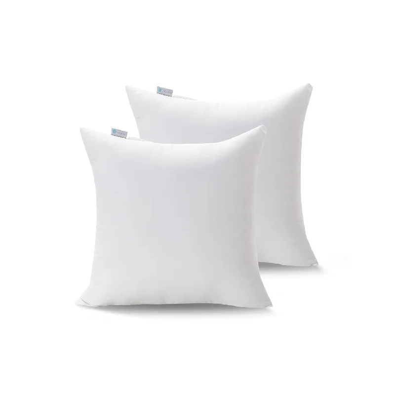 Pillow for restless sleepers-Decorative Throw Pillow Inserts For Sofa, Bed, Couch And Chair, Square Euro Sh